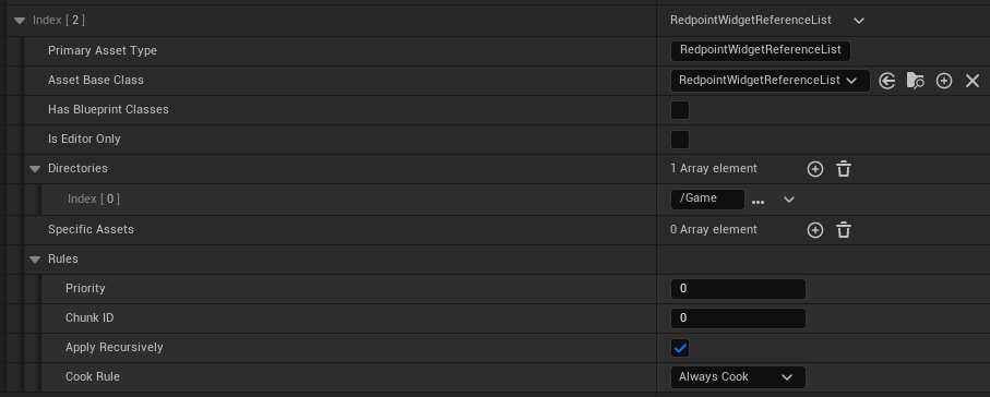 A screenshot of the Asset Manager Primary Asset Types to Scan after pressing the button in the asset
